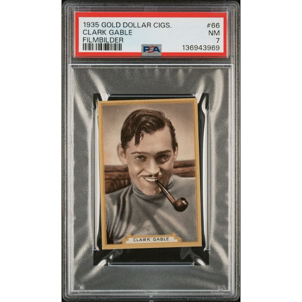 RARE 1935 Gold Dollar Clark Gable Card PSA 7 Gone with the Wind, Misfits Pop 1!